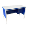 Versatile Teacher Desk with Locking Drawers And Steel Frame