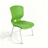 Versatile Stackable Chair with Perforated Breathable Backrest