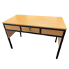 Versatile Teacher Desk And Chair Set with Locking Drawers