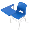 Integrated Training Chair with Writing Tablet And Steel Mesh Net