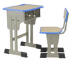 WANGLI Adjustable Student Desk And Chair Set with ABS Edging & Large Storage Box, School Classroom Furniture