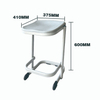 Versatile Backless Stool with Double Footrest Bars