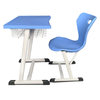 KSA Standard Size Classroom Desk and Chair, One-Piece Molded New ABS Plastic School Desk for Saudi School Tender Project