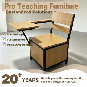 Flip Up Seat Training Chair With Writing Pad & Internal Storage Box