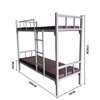 Double Decker Iron Bed for Student Dormitories