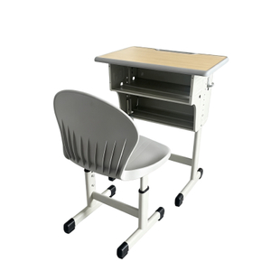Durable Classroom Desk And Chair Set with PP Chair