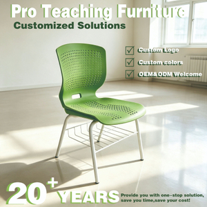 Versatile Stackable Chair with Perforated Breathable Backrest