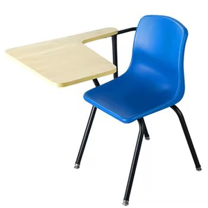 Versatile Integrated Training Chair with Wood Writing Tablet