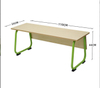 Long Collaborative Desk And Bench Set for Classrooms