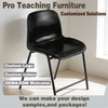 Stackable Single Black Plastic Chair