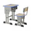 WANGLI Adjustable Student Desk And Chair Set with ABS Edging & Large Storage Box, School Classroom Furniture