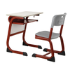 Gray Board Surface，Red Pole Tube，Side Hook，Curved Outward Protruding Table，Bucket，Desk And Chair