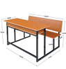 Versatile Combo Desk And Bench Set with Storage Drawer