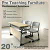 Tender Spec 3 Seater Linked Student Desk Chair Set For Somalia School Government Bidding