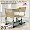Bamboo Height Adjustable Student Desk Chair Set Moso Bamboo Classroom Furniture For Philippine Government Tender Heavy Steel Frame OEM ODM Custom
