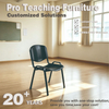 Versatile Stackable Chair with Armrests And Curved Seat