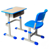WANGLI Adjustable Student Desk And Chair Set with ABS Edging & Ventilated Steel Storage Box, Modern School Classroom Furniture