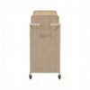 Mobile Rolling Teaching Cart | 3-Tier Movable Office File Storage Trolley With Wheels