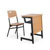 Khaki Wooden Board with Tilted Front Panel, Desk And Chair