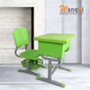  PP Adjustable Study Desk and Chair Set with Storage Net