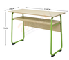 Long Collaborative Desk And Bench Set for Classrooms