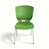 Versatile Stackable Chair with Perforated Breathable Backrest