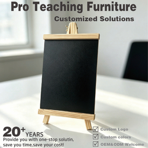 Wooden Easel Tabletop Mini Chalkboard Stand, Freestanding Small Blackboard Sign for Wedding Party Cafe Menu Price Display, Custom Logo OEM ODM