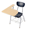 Black with Khaki Wooden Board Bottom Storage Basket，Table And Chair